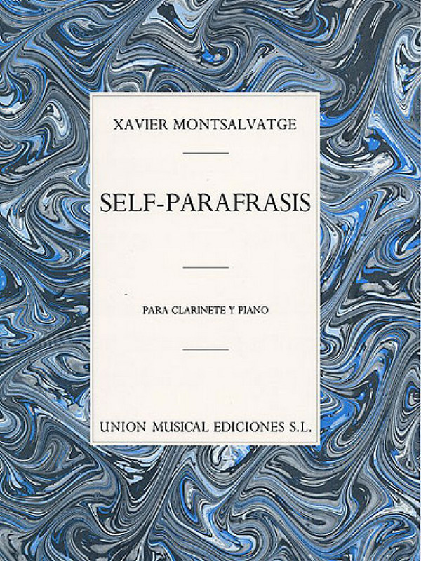 Self-Parafrasis para&nbsp;&nbsp;clarinete y piano&nbsp;&nbsp;