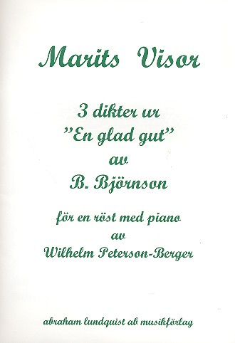 Marits Visor für Gesang und Klavier    