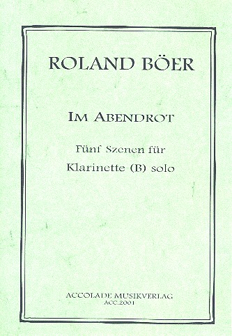 Im Abendrot für Klarinette&nbsp;&nbsp;&nbsp;&nbsp;