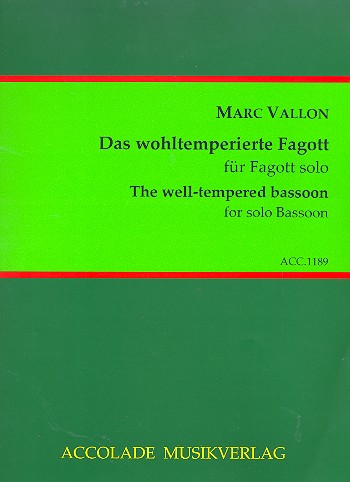 Das wohltemperierte Fagott  für Fagott  
