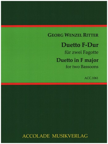 Duett F-Dur für 2 Fagotte    