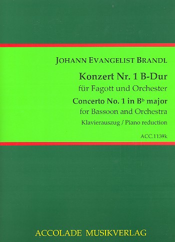 Konzert B-Dur Nr.1 für Fagott  und Orchester für Fagott und Klavier  