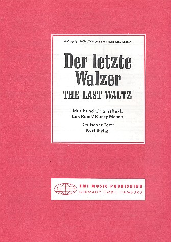Der letzte Walzer: für Gesang und Klavier    