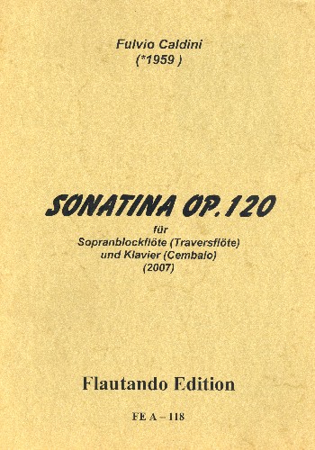 Sonatina op.120 für Sopranblockflöte&nbsp;&nbsp;und Klavier&nbsp;&nbsp;