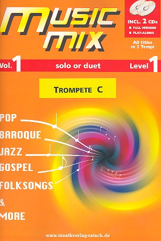 Music Mix vol.1 (+2 CD's)  für Trompete in C  