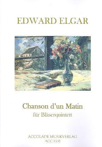 Chanson d'un matin für Flöte, Oboe,  Klarinette, Horn und Fagott  Partitur und Stimmen