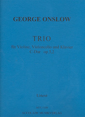 Trio C-Dur Nr.2 op.3,2  für Violine, Violoncello und Klavier  Stimmen