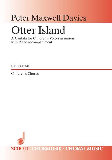 Otter Island  for unison children's chorus and piano  Children's Chorus Score