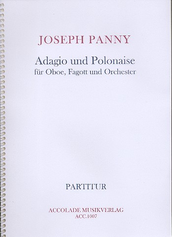 Sinfonia concertante op.7  für Oboe, Fagott und Orchester  Partitur