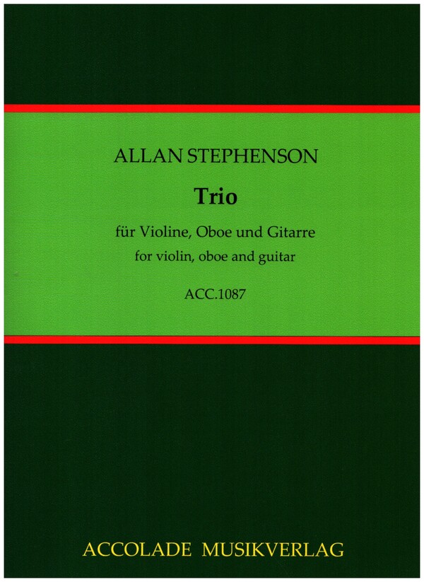 Trio für Violine, Oboe und Gitarre  Partitur und Stimmen  