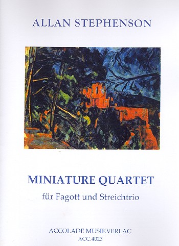 Miniature Quartet   für Fagott, Violine, Viola und Violoncello  Partitur und Stimmen