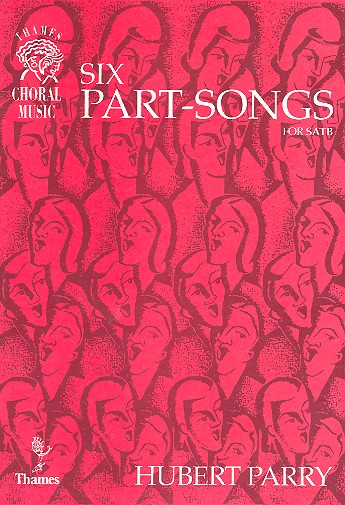 6 Part-Songs for mixed chorus a cappella  score (piano for rehearsal only)  