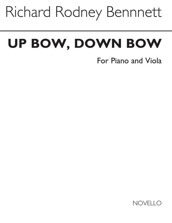 Up Bow Down Bow for  Viola and Piano  