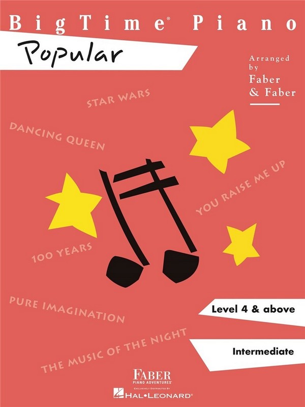 Big Time Piano Popular Level 4:  for piano (vocal/guitar)  