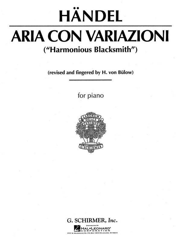 Aria con variazioni  for piano  