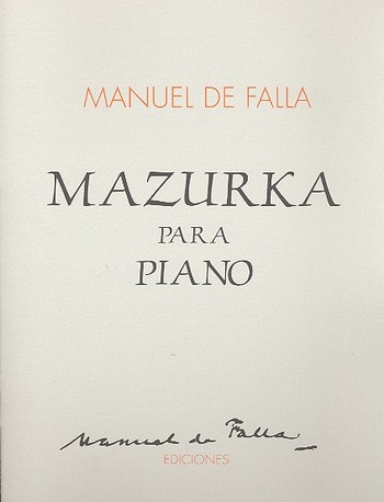 Mazurka  para piano  