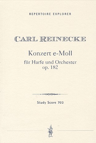 Konzert e-Moll op.182  für Harfe und Orchester  Studienpartitur