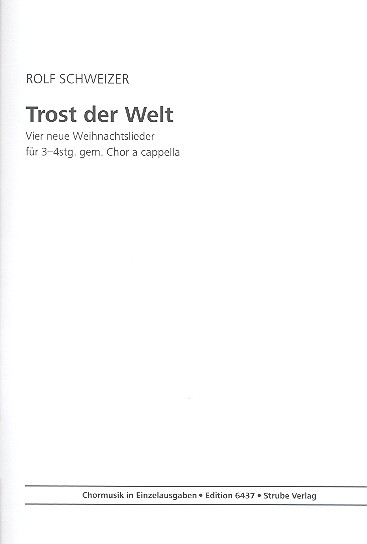 Trost der Welt für gem Chor a cappella  Partitur  