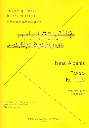 Tango aus Espana  und  El Polo  aus Iberia für Klavier  für Gitarre  