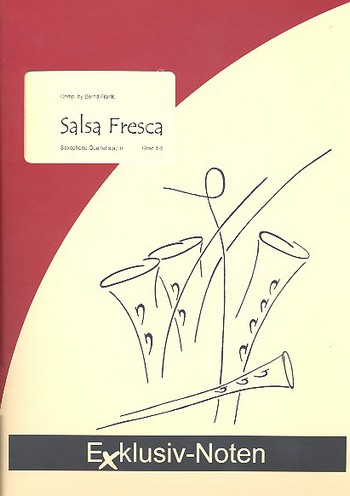 Salsa fresca für 4 Saxophone (SATBar)  Partitur und Stimmen  