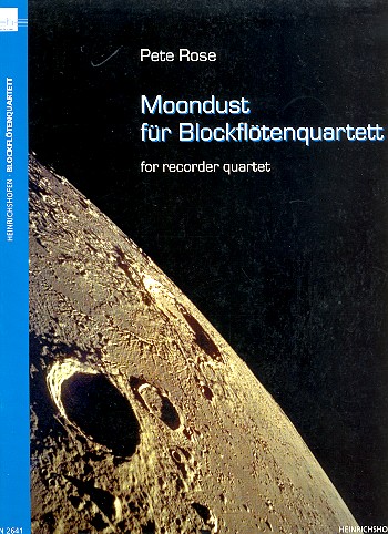 Moondust  für 4 Blockflöten in wechselnden Besetzungen (TTTB/SATB)  Partitur und Stimmen