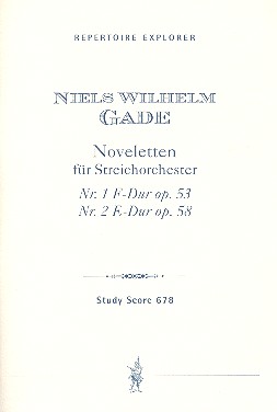 Noveletten für Streichorchester  Studienpartitur  