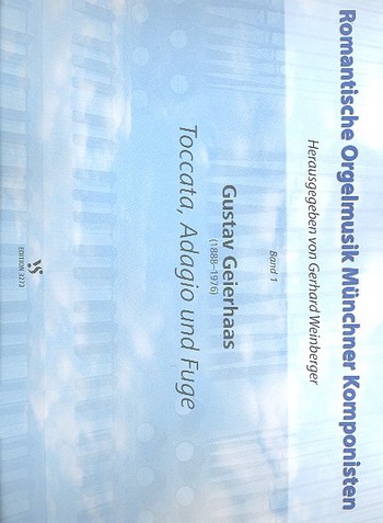 Toccata Adagio und Fuge  für Orgel  