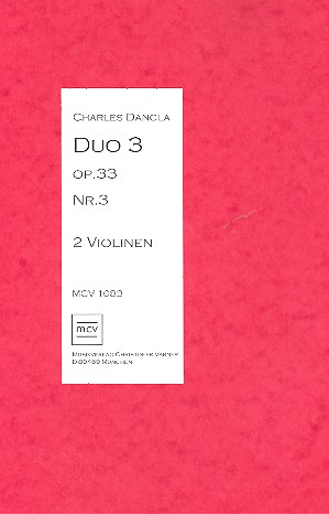 Duo op.33,3 für 2 Violinen    