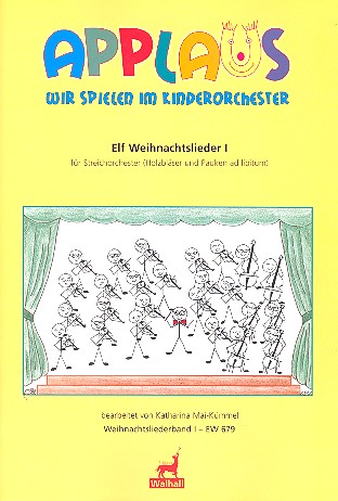 Weihnachtslieder Band 1&nbsp;&nbsp;für Streichorchester (Holzbläser und Percussion ad lib)&nbsp;&nbsp;Partitur