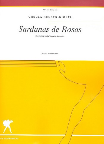 Sardanas de Rosas op.2 für Orchester  2 katalanische Tänze  Partitur und Stimmen