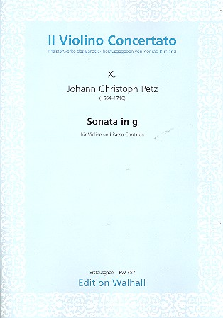 Sonate g-Moll  für Violine und Bc  