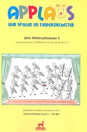 Weihnachtslieder Band 2&nbsp;&nbsp;für Streichorchester (Holzbläser und Pk ad lib)&nbsp;&nbsp;Partitur