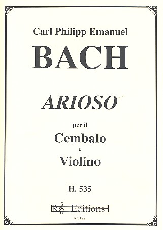 Arioso H535  für Violine und Cembalo  