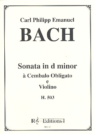 Sonate d-Moll H503  für Violine und Cembalo  
