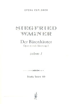 Der Bärenhäuter op.1  Studienpartitur (dt, 2 Bände)  