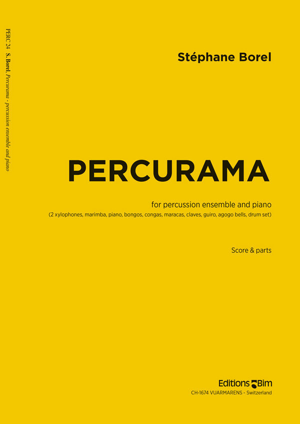 Percurama für Percussion-Ensemble&nbsp;&nbsp;und Klavier&nbsp;&nbsp;Partitur und Stimmen
