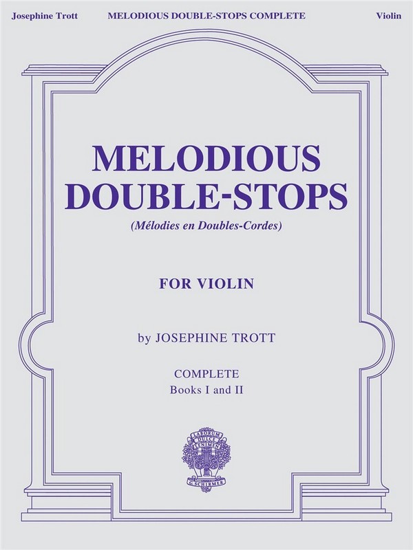 Melodious Double-Stops vol.1+2&nbsp;&nbsp;for violin&nbsp;&nbsp;