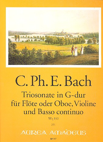 Sonate G-Dur für Flöte (Oboe),  Violine und Bc  Stimmen