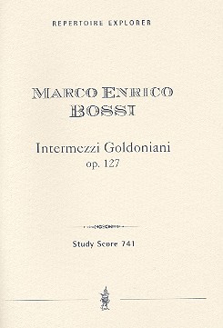 Intermezzo Goldoniani op.127  für Streichorchester  Studienpartitur