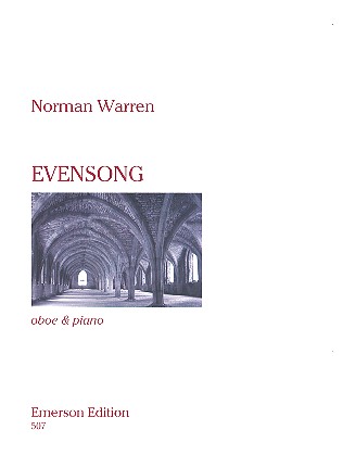 Evensong for oboe and piano&nbsp;&nbsp;&nbsp;&nbsp;