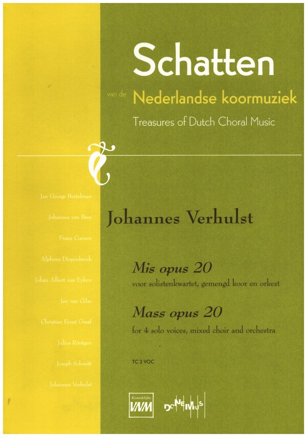 Messe op.20 für Soli, gem Chor und  Orchester (1840-43)  Klavierauszug (la)