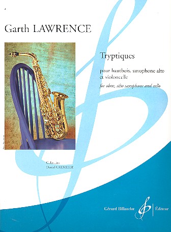 Tryptiques pour hautbois, saxophone&nbsp;&nbsp;alto et violoncelle&nbsp;&nbsp;partition+parties