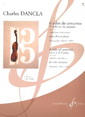 Solo mi majeur no.5 op.77,1 pour&nbsp;&nbsp;alto et piano&nbsp;&nbsp;