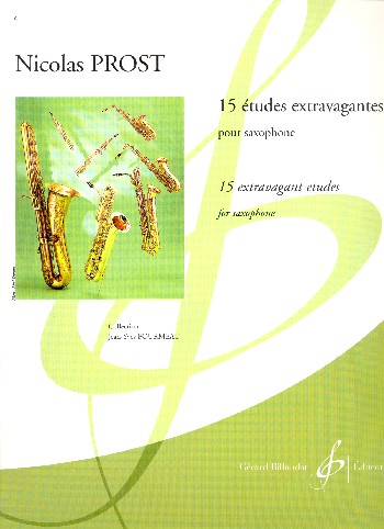 15 Études extravagantes pour  saxophone  