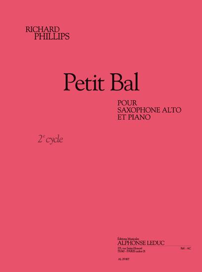 Petit Bal pour saxophone alto et piano    