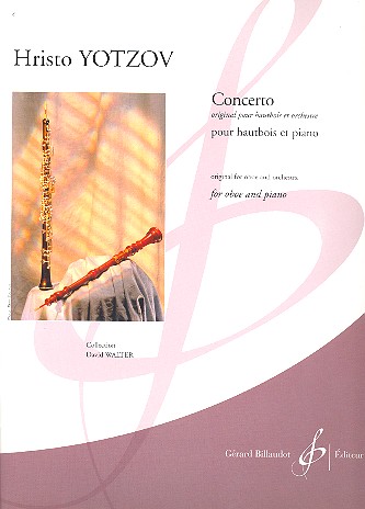 Concerto pour hautbois et orchestre pour&nbsp;&nbsp;hautbois et piano&nbsp;&nbsp;