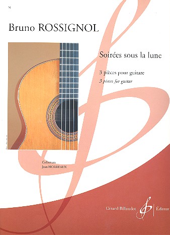 Soirées sous la lune 3 pièces pour guitare&nbsp;&nbsp;&nbsp;&nbsp;