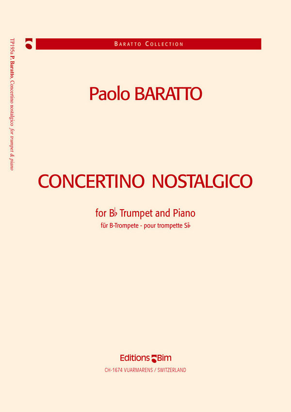 Concertino nostalgico for trumpet and piano&nbsp;&nbsp;&nbsp;&nbsp;