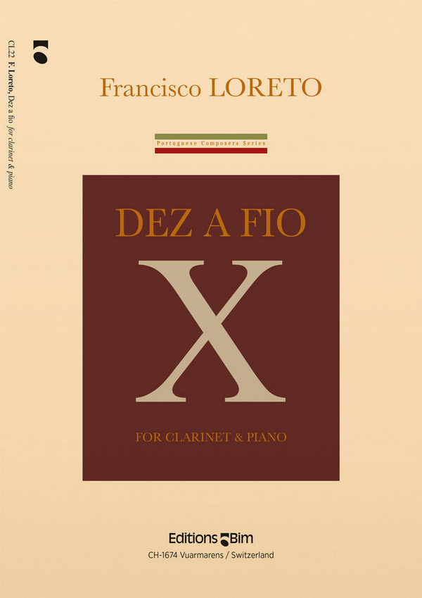 Dez a fio for clarinet and piano&nbsp;&nbsp;&nbsp;&nbsp;