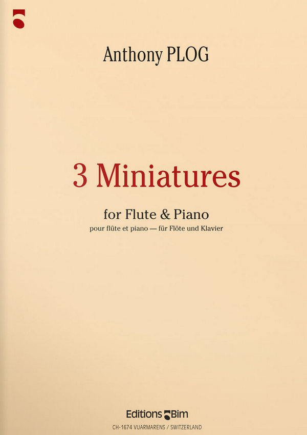 3 miniatures for flute and piano    